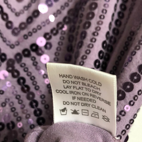🛍 DONATED CharlotteRusse | Lavender Sequined Tank - Picture 3 of 5